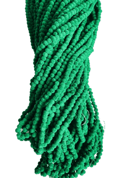 Velvet Beads-Dark Green