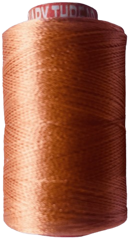 silk thread spool-light orange