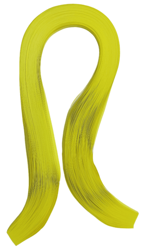 Neon yellow quilling paper