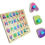 letter recognition wooden jigsaw puzzle