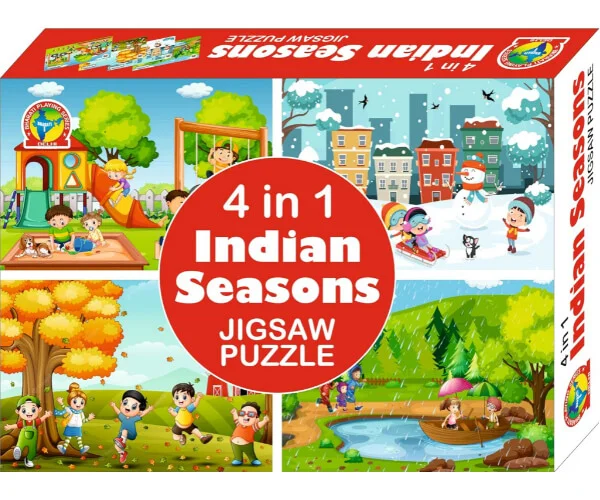 4 In 1 Indian Seasons Jigsaw Puzzle_RC000158_1
