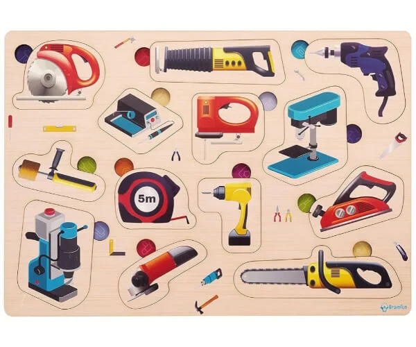 Hand Tools Wooden Jigsaw Puzzle_RC000154_1