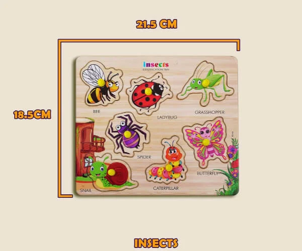 Insects Wooden Jigsaw Puzzle RC000136 2