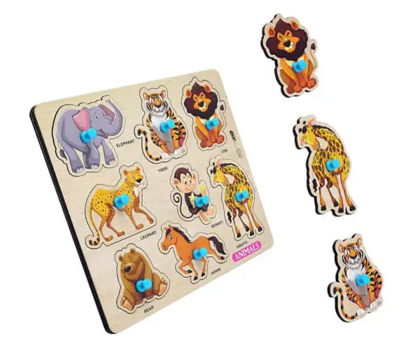 Jungle Animal Wooden Jigsaw Puzzle