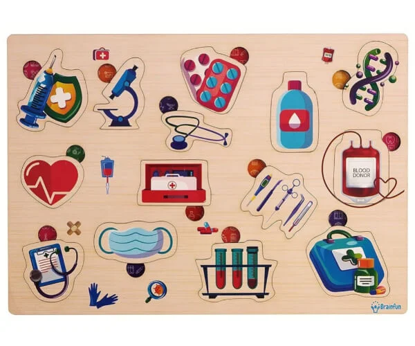 Medical Equipments Wooden Jigsaw Puzzle_RC000152_1