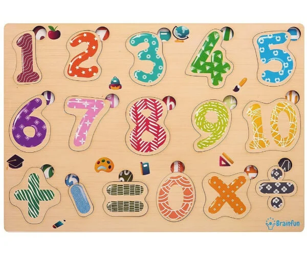 Numbers Recognition Wooden Jigsaw Puzzle_RC000153_1