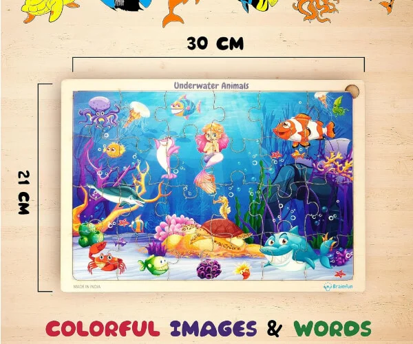 Underwater Life Wooden Jigsaw Puzzle_RC000145_2