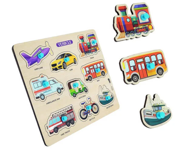 Vehicles Wooden Jigsaw Puzzles_RC000134_1