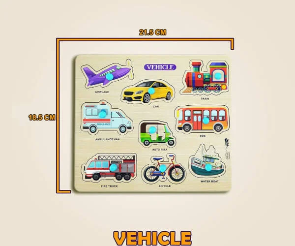 Vehicles Wooden Jigsaw Puzzles_RC000134_3