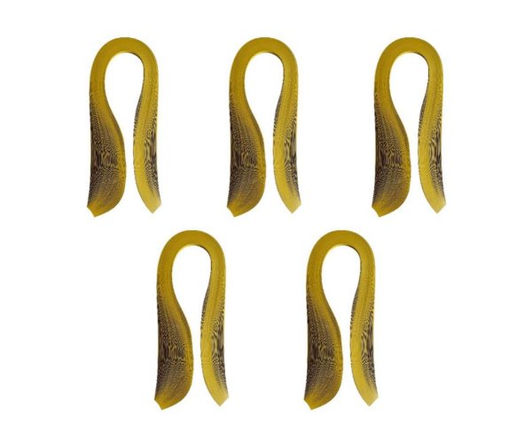 Solid color metallic quilling paper_gold_3
