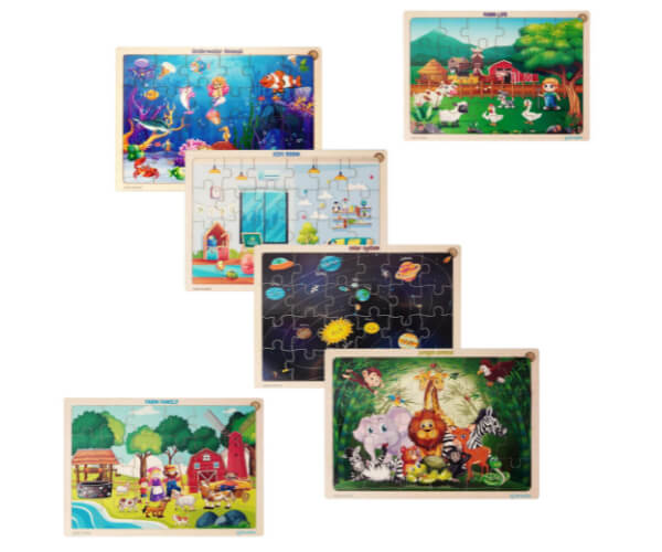 Wooden Jigsaw Puzzle Kit- Without Knob ( Pack Of 6)_RC000179_1
