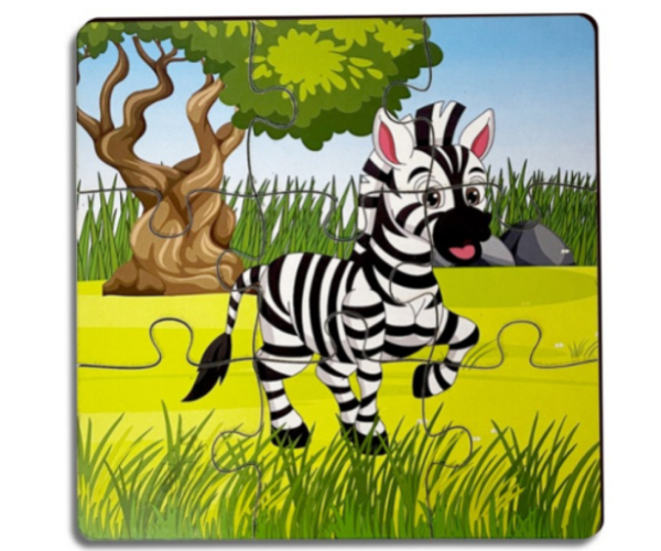 4 In 1 Animal Theme Wooden Jigsaw Puzzle_ RC000023_1
